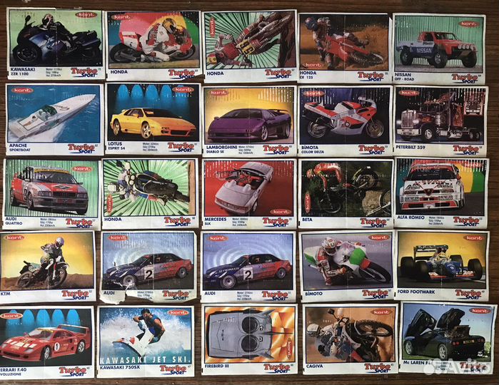 Вкладыши от жвачек 90 х