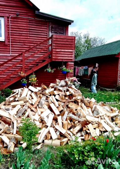 Дрова колотые Береза