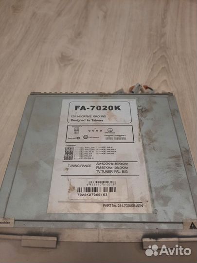 Штатная магнитола тойота камри 40