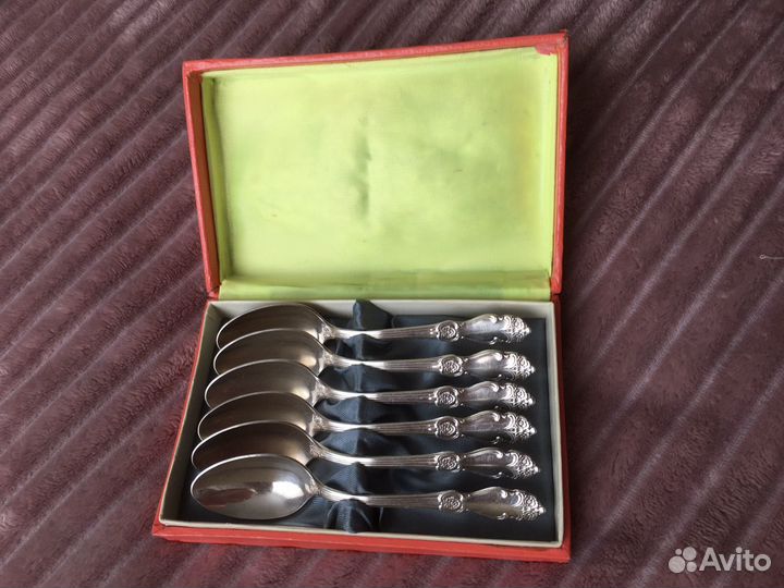 Столовые приборы мельхиор, серебро, времен СССР