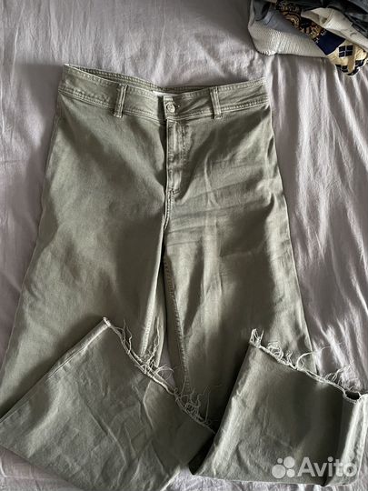 Джинсы клеш mango