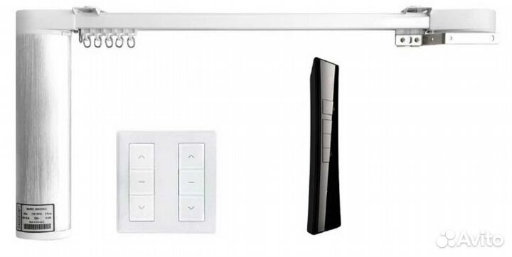 Электрокарниз электрошторы OkVid dauerhaft Novo