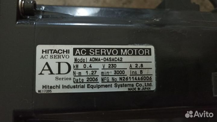 Сервопривод Hitachi ADA2-04nscp с двигателем