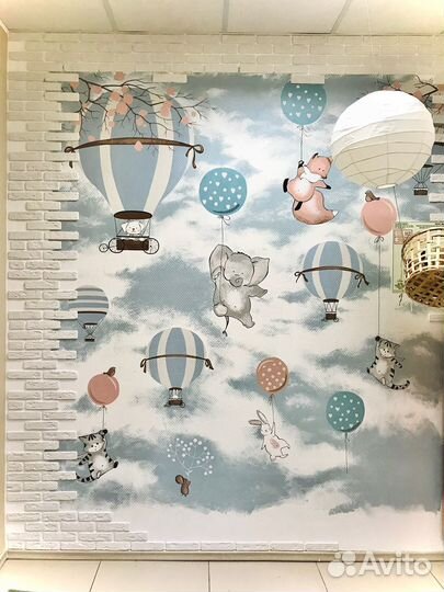 Роспись стен. Художник