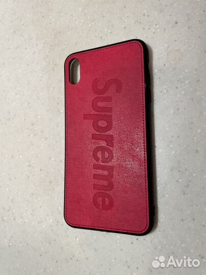 Чехол Gucci Supreme для iPhone XS max