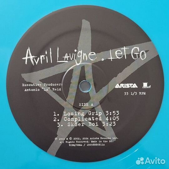 Винил Avril Lavigne – Let Go (2LP turquoise)