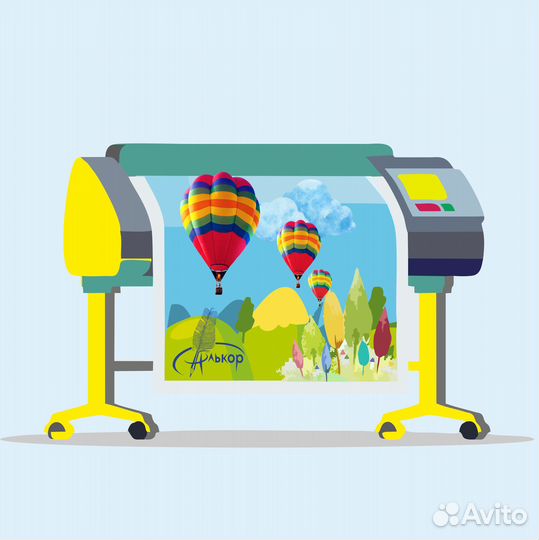 Печать наклеек и стикеров Печать на шарах