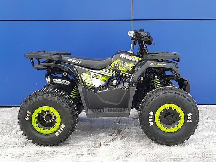 Квадроцикл Motoland wild 125 черный