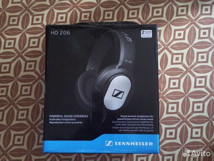 Наушники sennheiser hd206