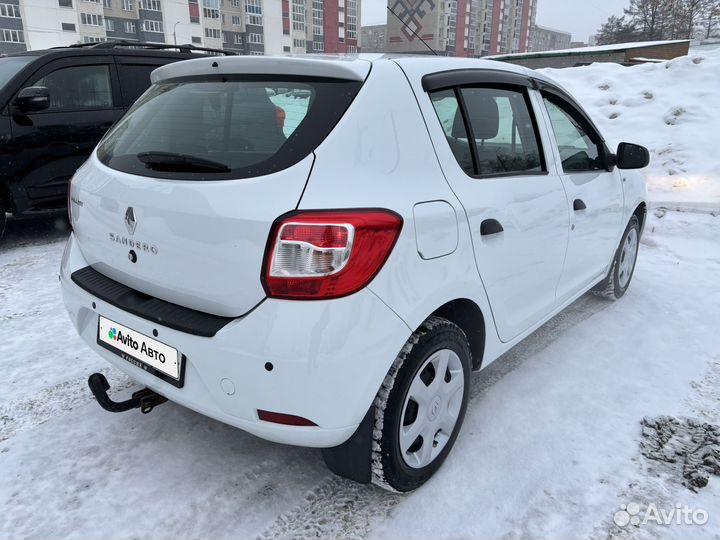 Renault Sandero 1.6 МТ, 2016, 54 070 км