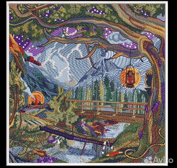 Вышивка на одежде / Машинная вышивка