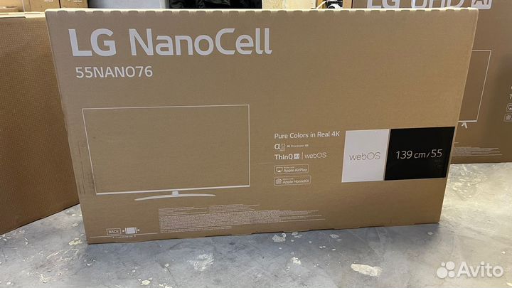 Новый телевизор LG 55nano766QA 4K NanoCell