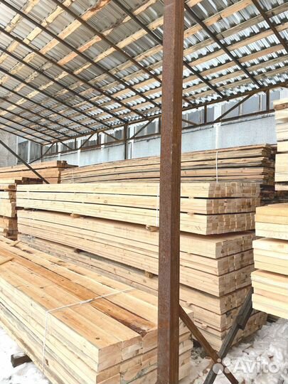 Доска обрезная 50х200х6000мм 1 сорт ГОСТ