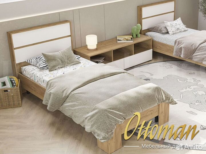 Кровать с матрасом 90 х 200 Хелен