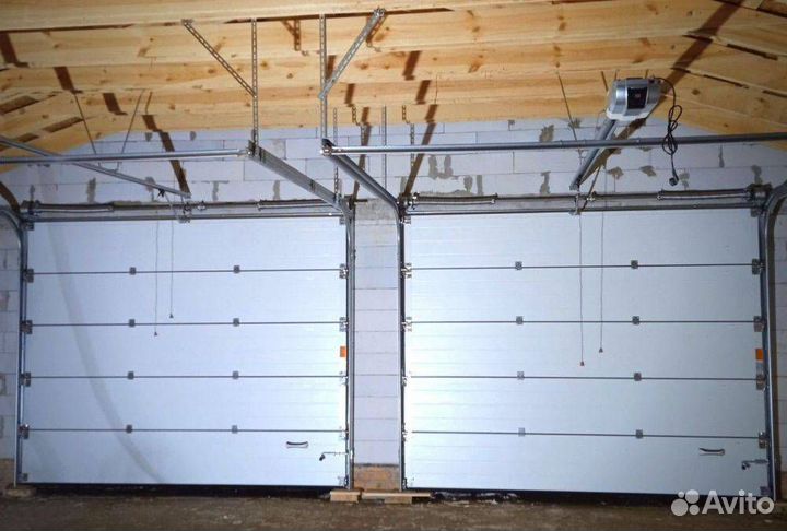 Секционные ворота Trend с калиткой