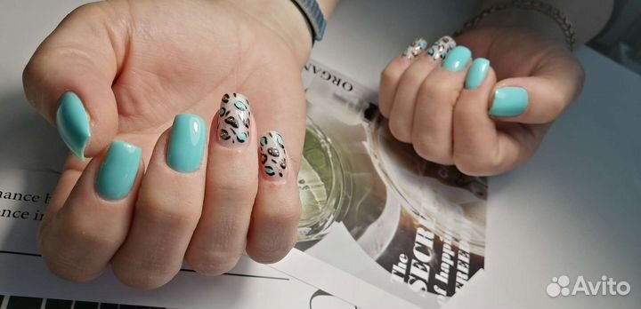 Маникюр+наращивание