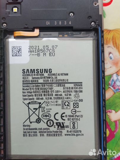 Оригинальный аккумулятор для samsung galaxy A 02