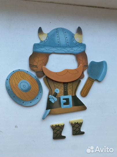 Магнитная игра пазл Выбери костюм