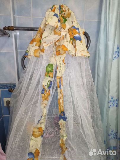 Балдахин (полный комплект) в детскую кроватку