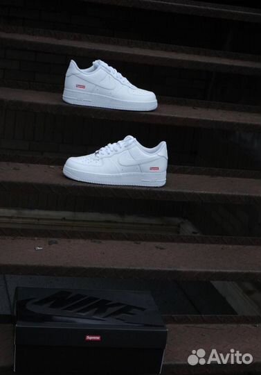 Кроссовки Nike Air Force 1 Low x Supreme Box Logo