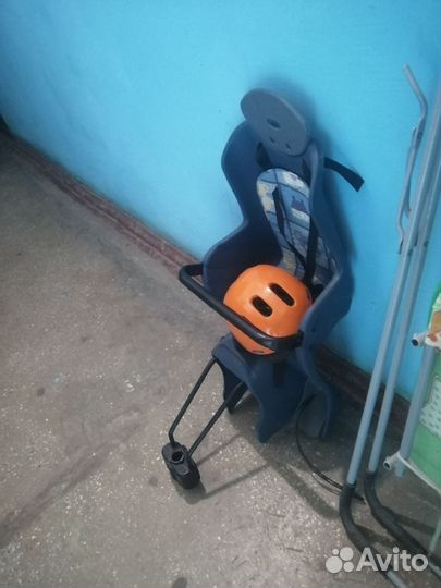 Детское велокресло заднее