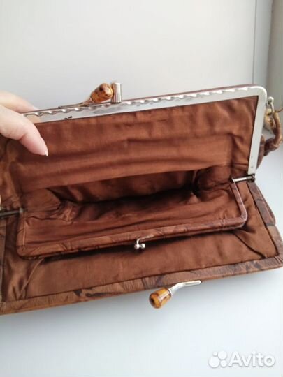 Сумка ретро кожаная