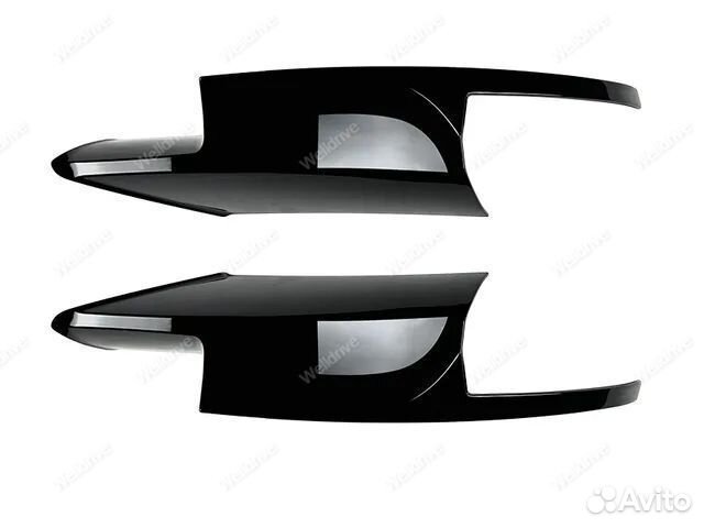 Клыки для бампера BMW 5 F10 M5 черный глянец