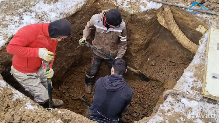 Кессон полипропилен. Обустройство скважины.Монтаж