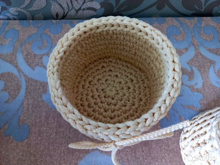 Интерьерные корзинки ручной работы