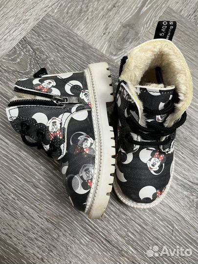 Ботинки на девочку 22 размер