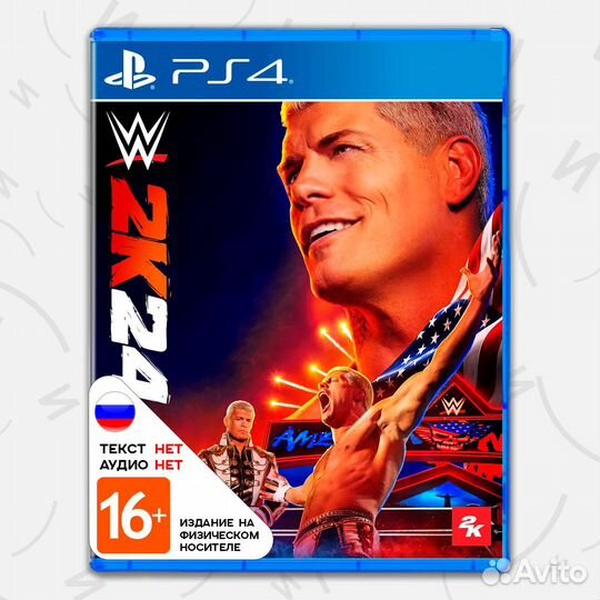 Игра WWE 2K24 (PS4, английская версия)