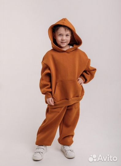 Спортивный костюм утеплённый 128-134