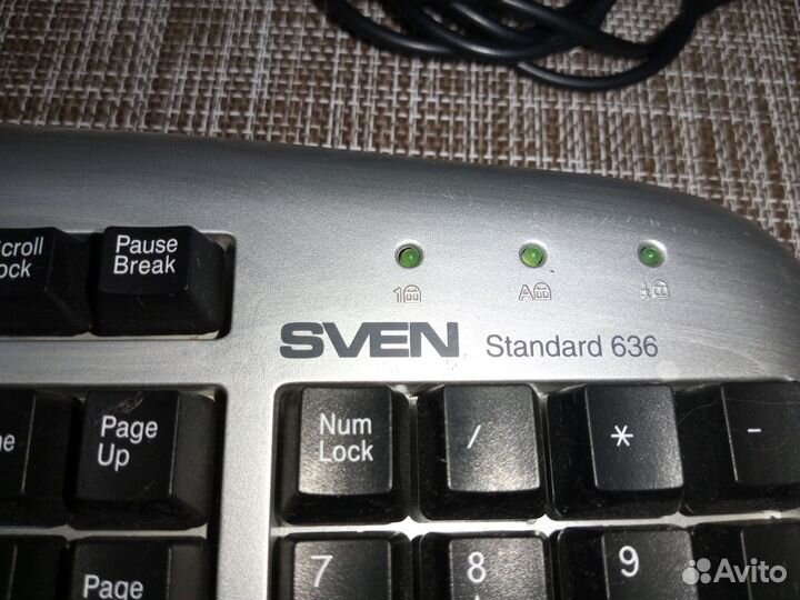 Клавиатура Sven и мышь Genius PS/2