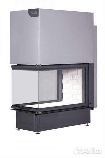 Камин Экокамин дельта 900 P три стекла подовое гор