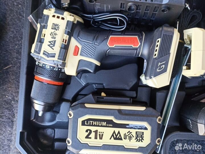 Аккумуляторный набор инструментов Feng bao 4в1