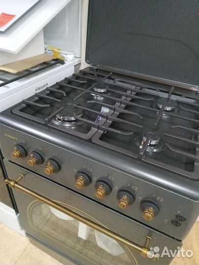 Плита газовая kraft KF-FSK6406aeblri новая