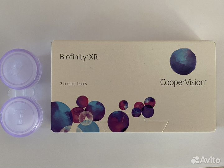 Линзы контактные Biofinity XR +15