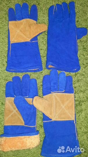 Перчатки рабочие кожаные