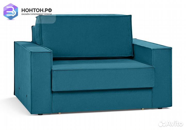 Кресло еврокнижка Тревис бирюзовый