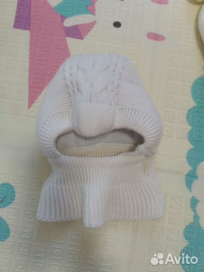 Шапка шлем зимняя Журавлики