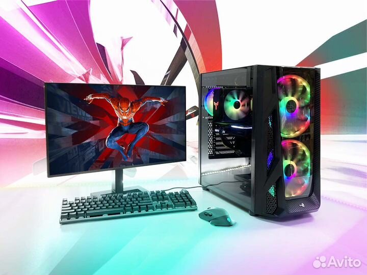 Мощный комп для игр AMD Ryzen 9 RTX 4070Ti/4080