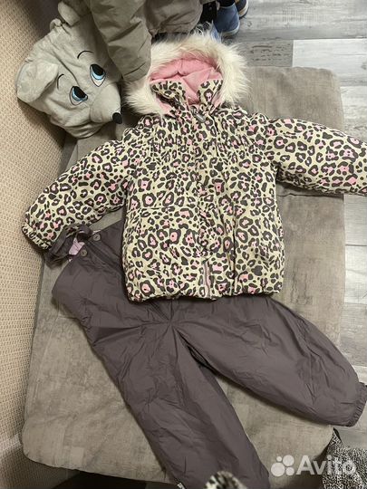 Зимний костюм на девочку 98