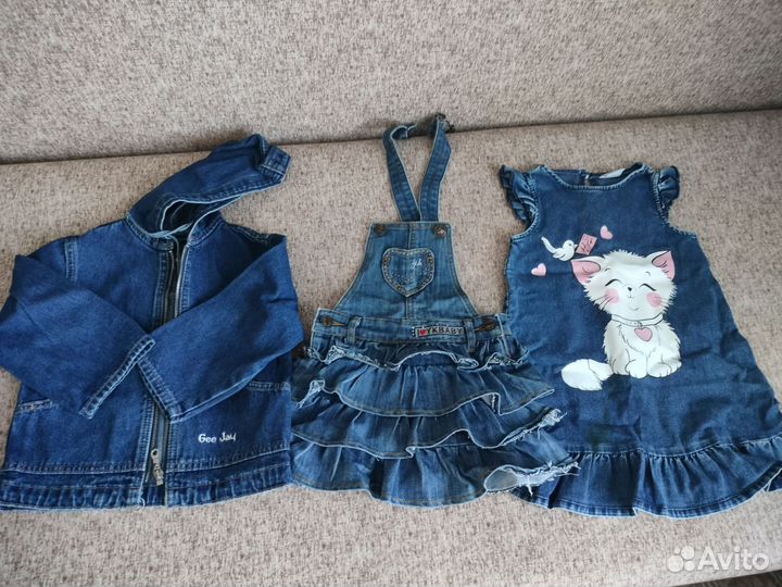 Джинсовые сарафаны