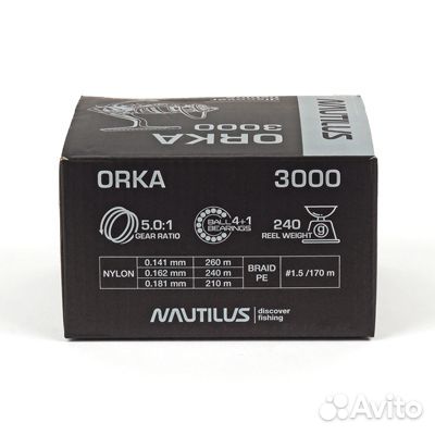 Катушка Nautilus Orka 2000