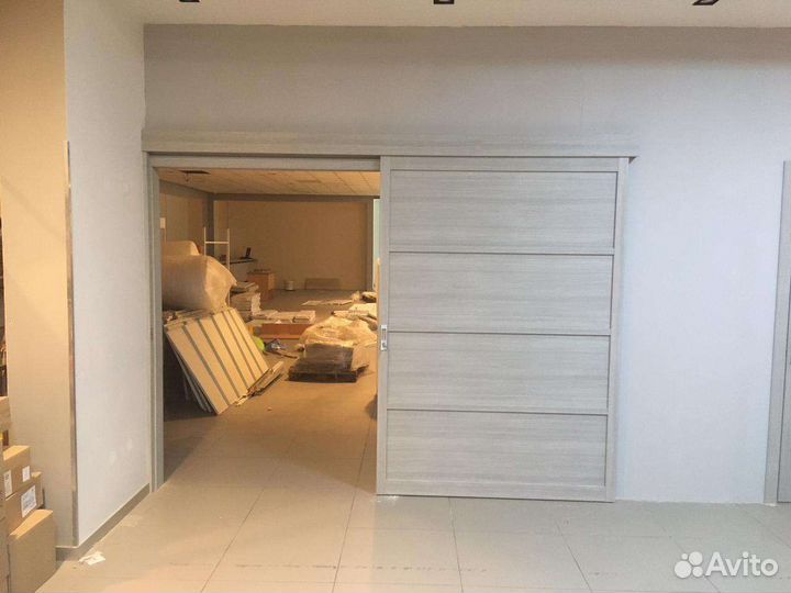 Дверь перегородка раздвижная 1500мм шириной