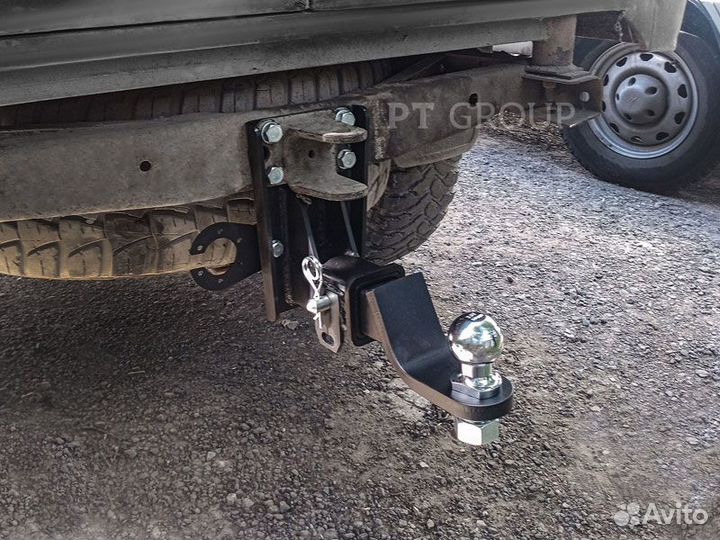 Фаркоп под квадрат UAZ 469, 1972-1985 PT Group UZB