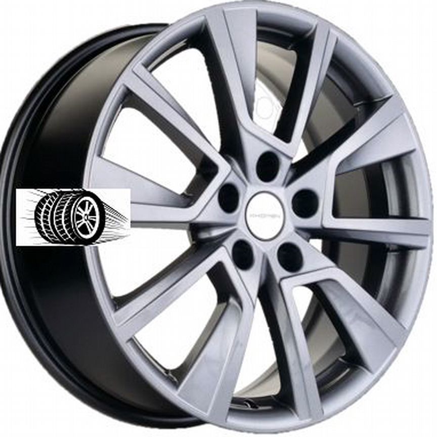 Литые диски Khomen Wheels 7×R18 5×114.3