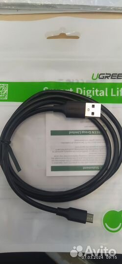 Ugreen Micro USB кабель