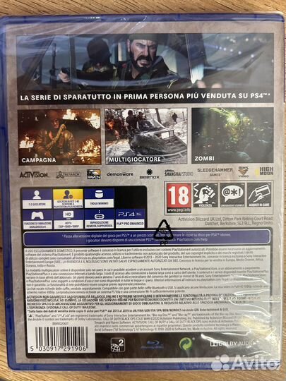 Call of Duty: Black Ops Cold диск для PS5 новый