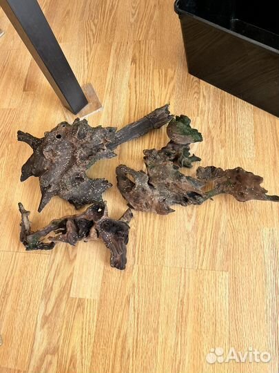 Аквариум 100л+оборудование,грунт,коряги